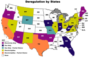 US Map Dereg